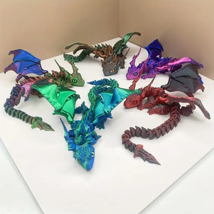 Printed Dragon Statue - Gradient Color