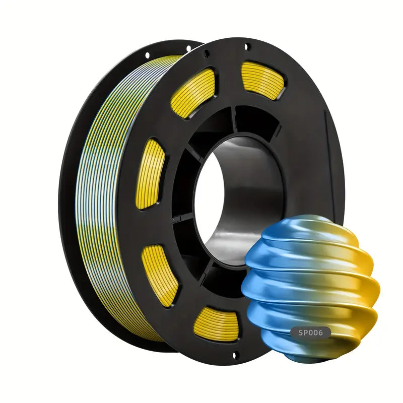 CAILAB 200g 3-in-1 PLA Filament, 1.75mm Tri-Color Spool for FDM 3D Printers