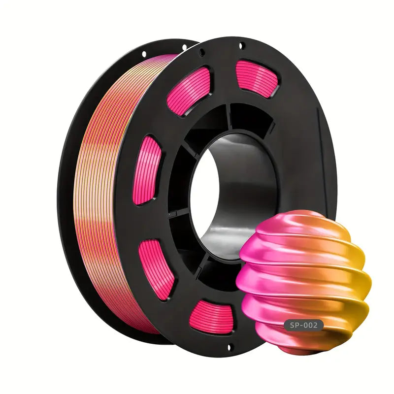 CAILAB 200g 3-in-1 PLA Filament, 1.75mm Tri-Color Spool for FDM 3D Printers