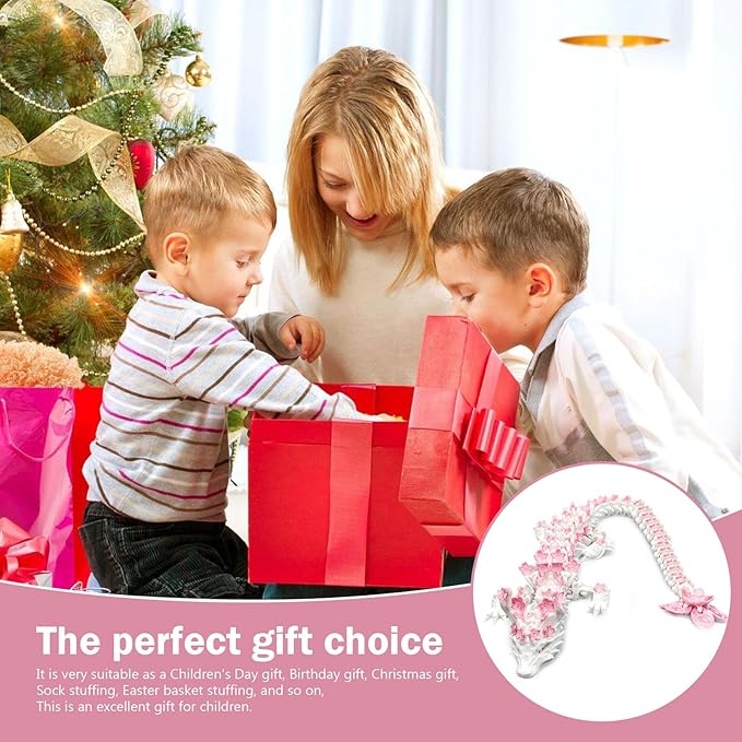 Outgoto 3D-Printed Sakura Dragon by Cinderwing3D - 11.8 Inch Fantasy Decor