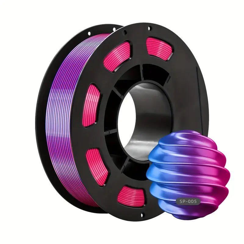 CAILAB 200g 3-in-1 PLA Filament, 1.75mm Tri-Color Spool for FDM 3D Printers