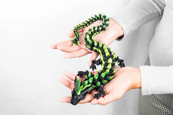 Black & Purple Crystal   Dragon