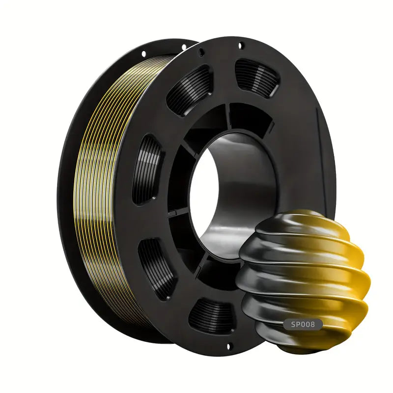 CAILAB 200g 3-in-1 PLA Filament, 1.75mm Tri-Color Spool for FDM 3D Printers