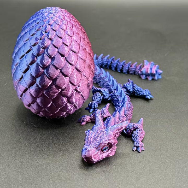 2pcs Dragon & Dragon Egg Decorative Set