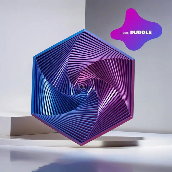 1pc Durable Plastic Fidget Hexagon Fractal 3D Printed